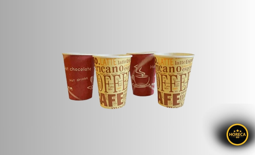 Papirne čaše za kafu za poneti sa štampanim dizajnom i tekstom o napicima