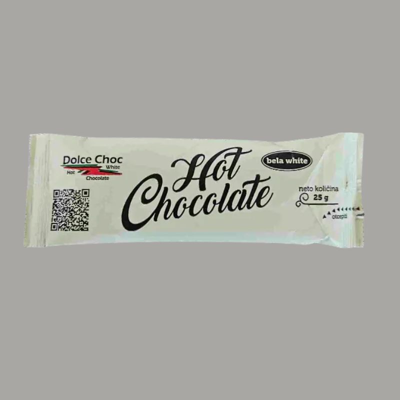 Topla čokolada bela 25g
