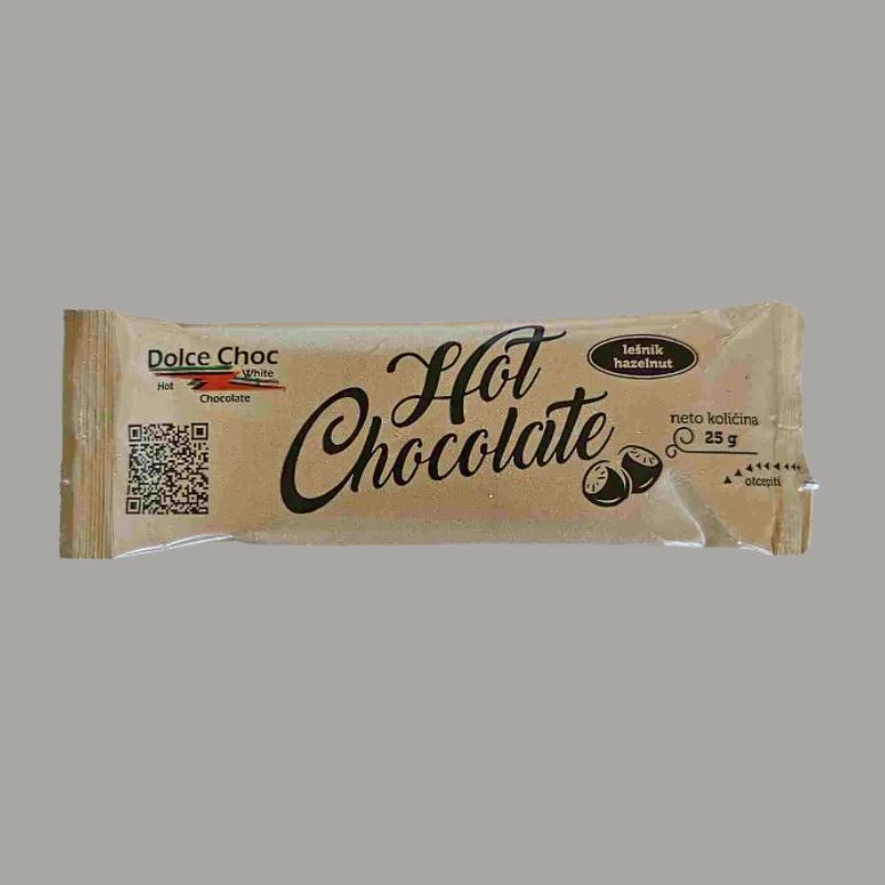 Topla čokolada lešnik 25g